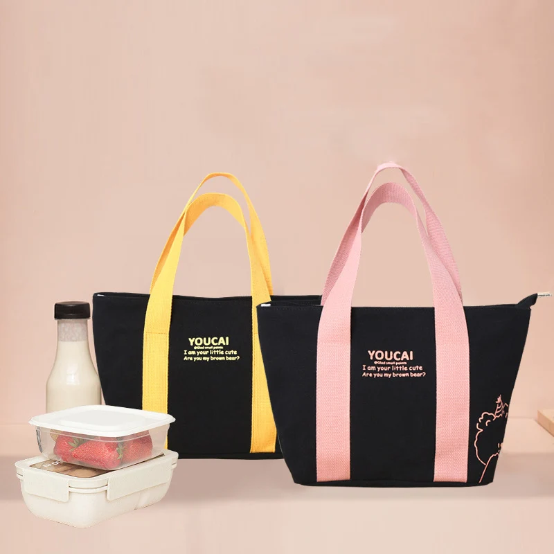 Ready to ship or Custom Travel Portable Oxford Aluminium Foil Thermal Insulated Waterproof Cooler Child Picnic Lunch bag