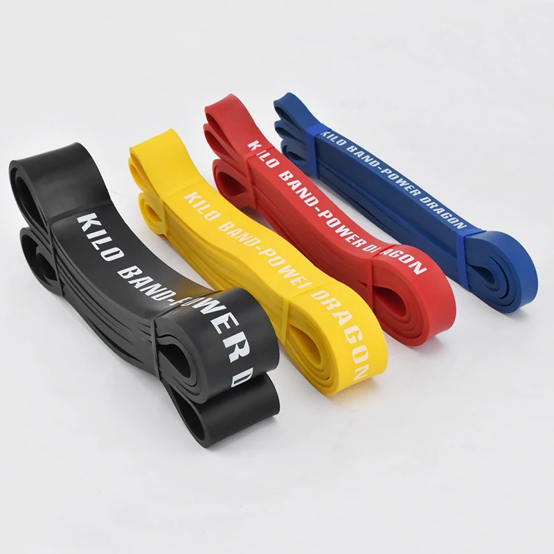 Fitness Gum Custom LOGO Elastic Rubber Bands For Fitness Workout Equipment Training Exercise Gym Strength Latex Resistance Bands