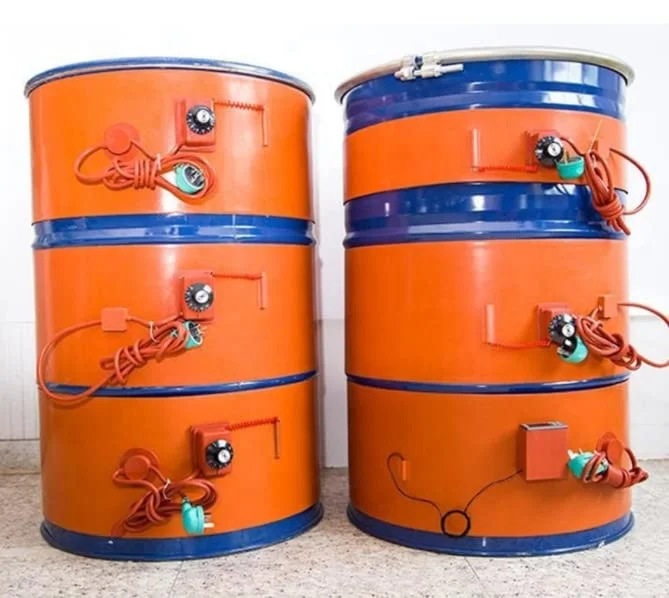 Лидер продаж на Amazon, терморегулятор, изоляционный ремень, силиконовый резиновый масляный барабан, нагреватель, силиконовая грелка