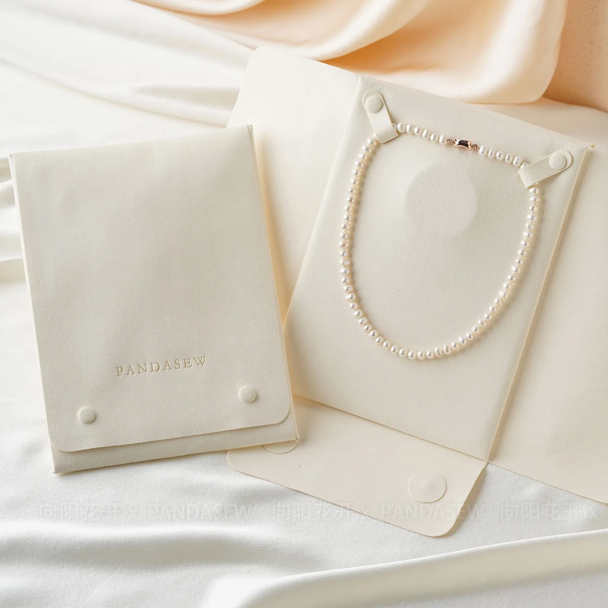 multicolor pouch for jewelry personalized big necklace Tray Display Packaging Jewelry Plate Organizer  Drawstring Bag