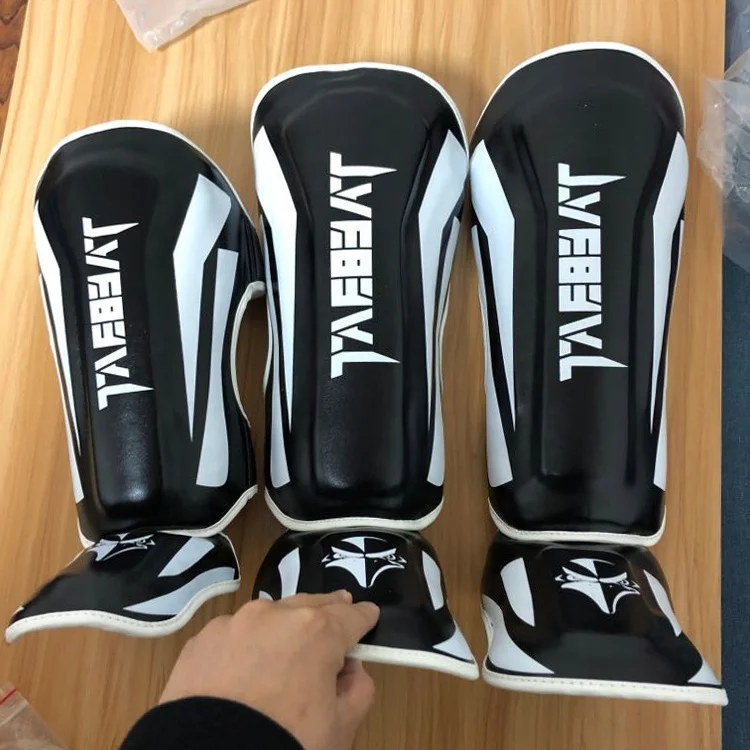Индивидуальные защитные накладки на голени muay thai боксерские для ММА