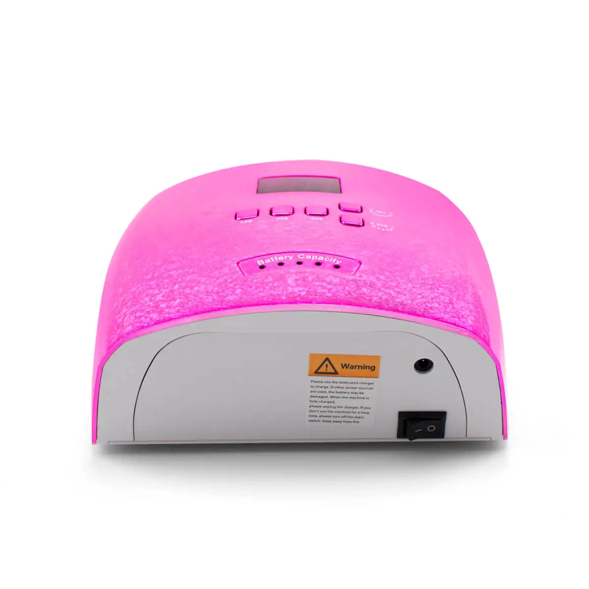 Newest Professional Magic Ice Flowers Colorful Cordless And Rechargeable 48W RED Light UV LED Nail Lamp Gel Nail Polish Dryer