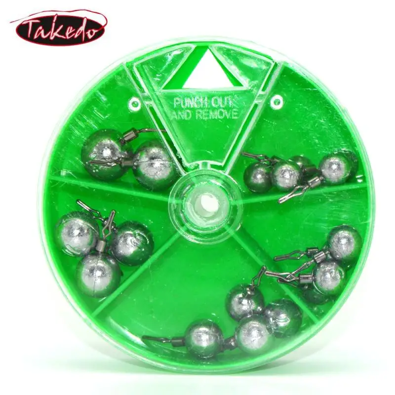 TAKEDO NY01 3.5g 5g 7g 10g 14g Metal Fishing Weights Lead Sinker For fishing Accessories Fishing Tackle