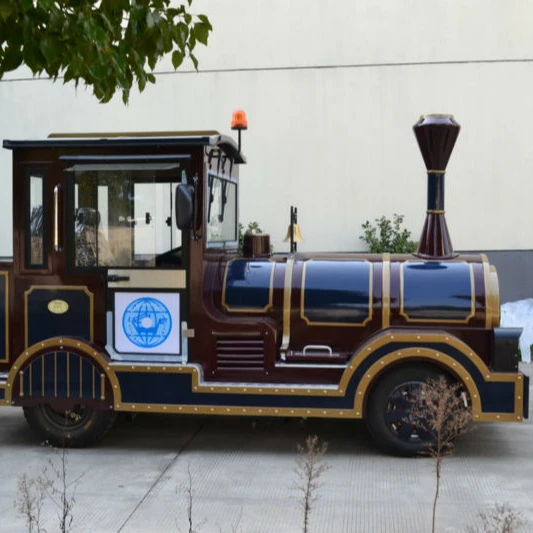 
Outdoor Children Kiddies Kids Diesel Sightseeing Tourist Mini Outdoor Amusement Park Trackless Road Train For Sale 