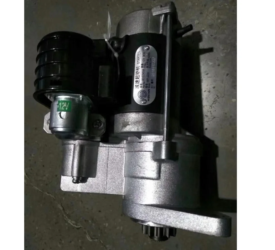 WEICHAI Engine spare parts Starter Motor  National six EFI starter 1001670424A/WP-QDJ   12V/3.2KW/11T  High Quality Hotselling