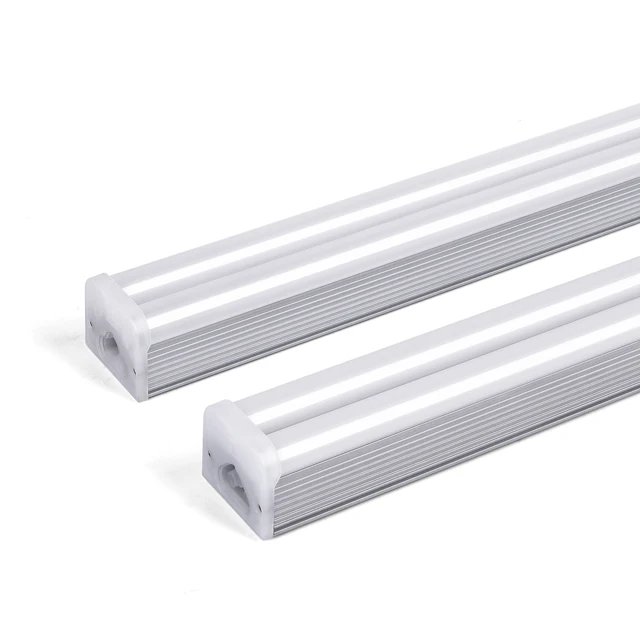 Indoor Supermarket 4ft 5ft 8ft 36w 20w 18w Commercial Suspending  Batten Shop Lamp Double T5 Led Integrated Tube