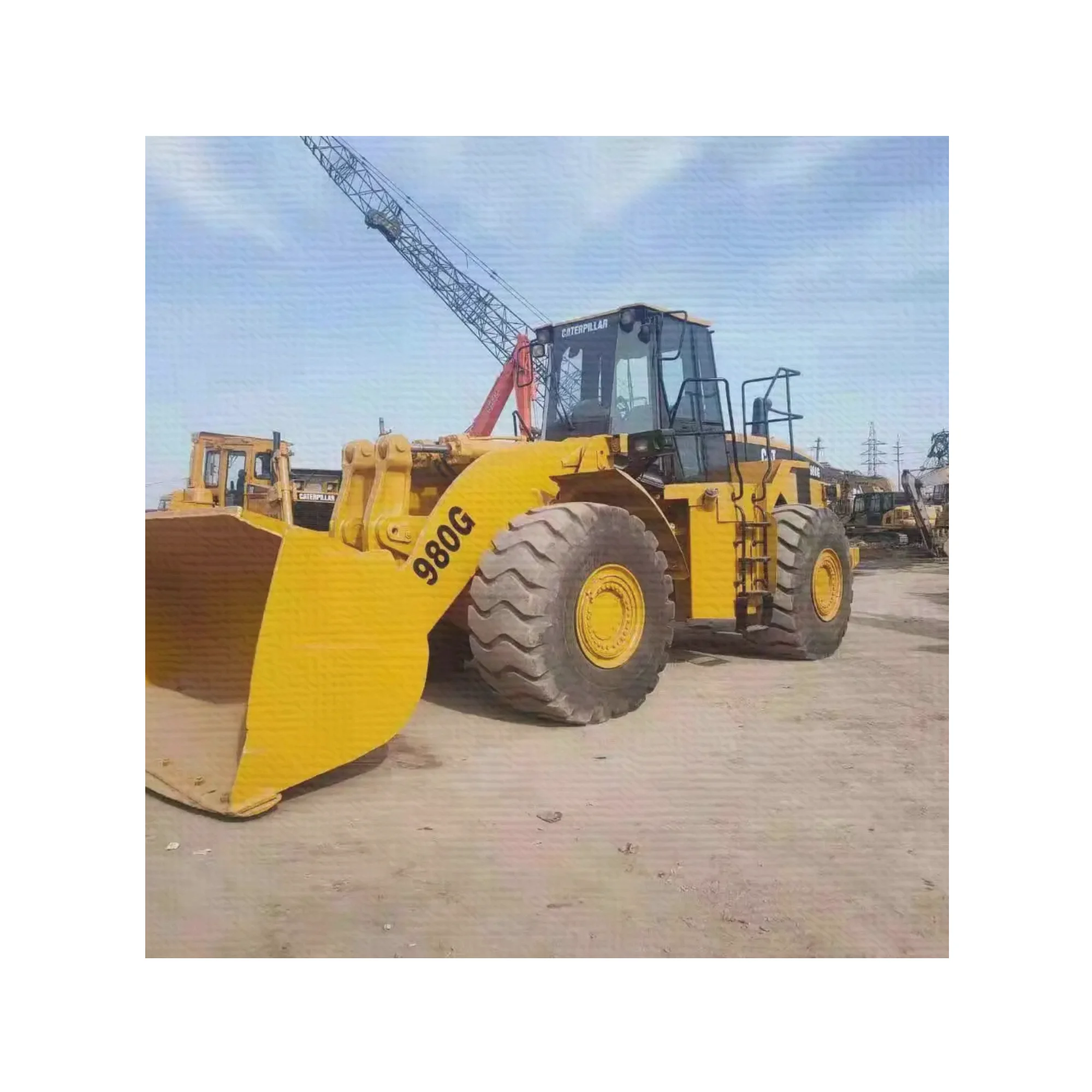 Строительная техника фронтальный погрузчик CAT 980G продажа гусеничные фронтальные погрузчики в хорошем
