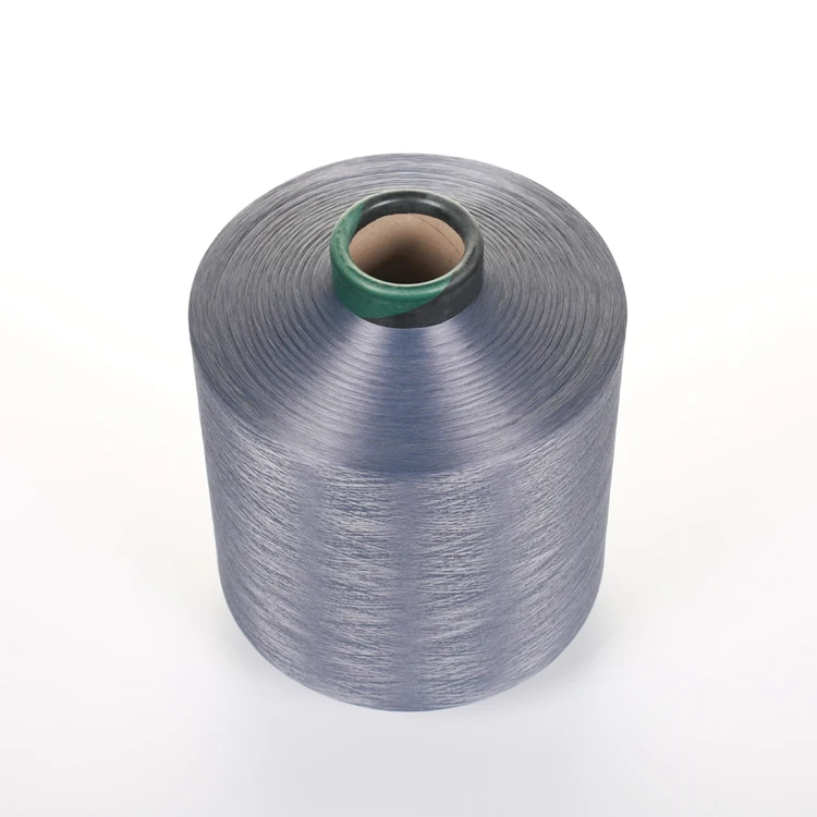 150 Denier 144 нить мягкая промежуточная серая пряжа для вязания