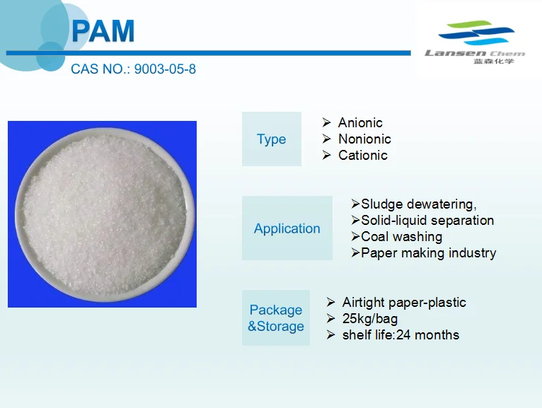 Flocculant Polymer Soil Stabilization polyacrylamide PAM