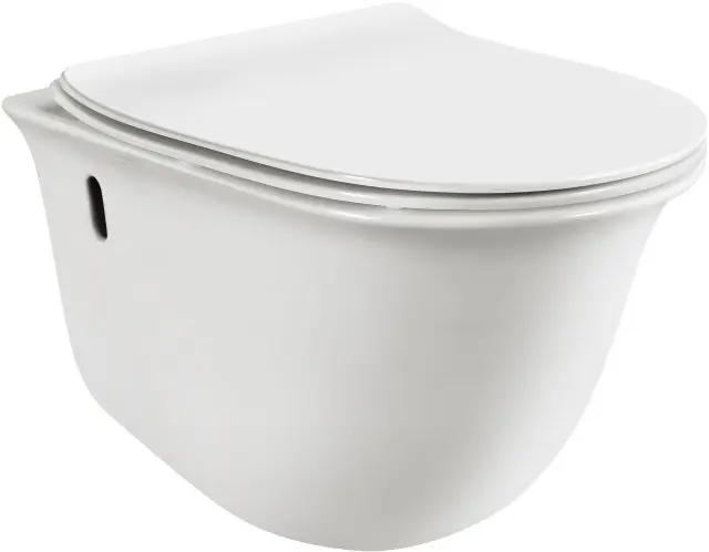 European Bathroom Milk White Luxury Ceramic Wall Mounted Toilets Modern Wall Hung Toilet Wc