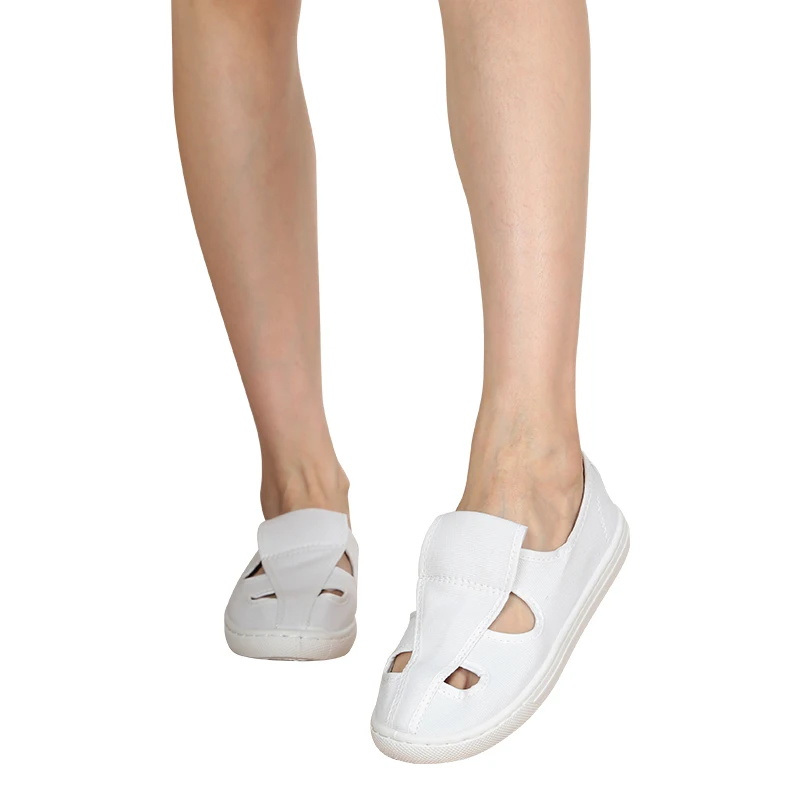 Cleanroom coverall antistatic house safety shoes cheap price