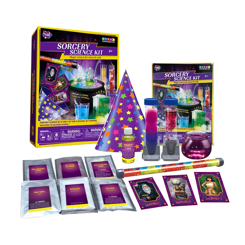 Magic Tricks Set Experiments STEM Boy Toys  Science Magic Kit for Kids