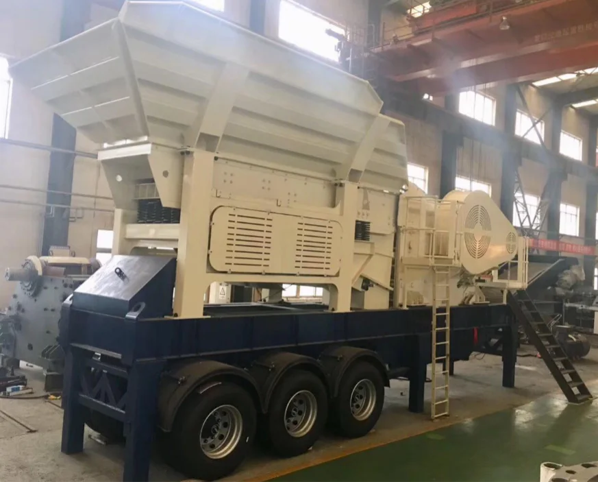 Mobile Mining Machinery Crushing Plant Stone Ore Rock Processing Plant Material Aggregates Mobile Crusher Plant