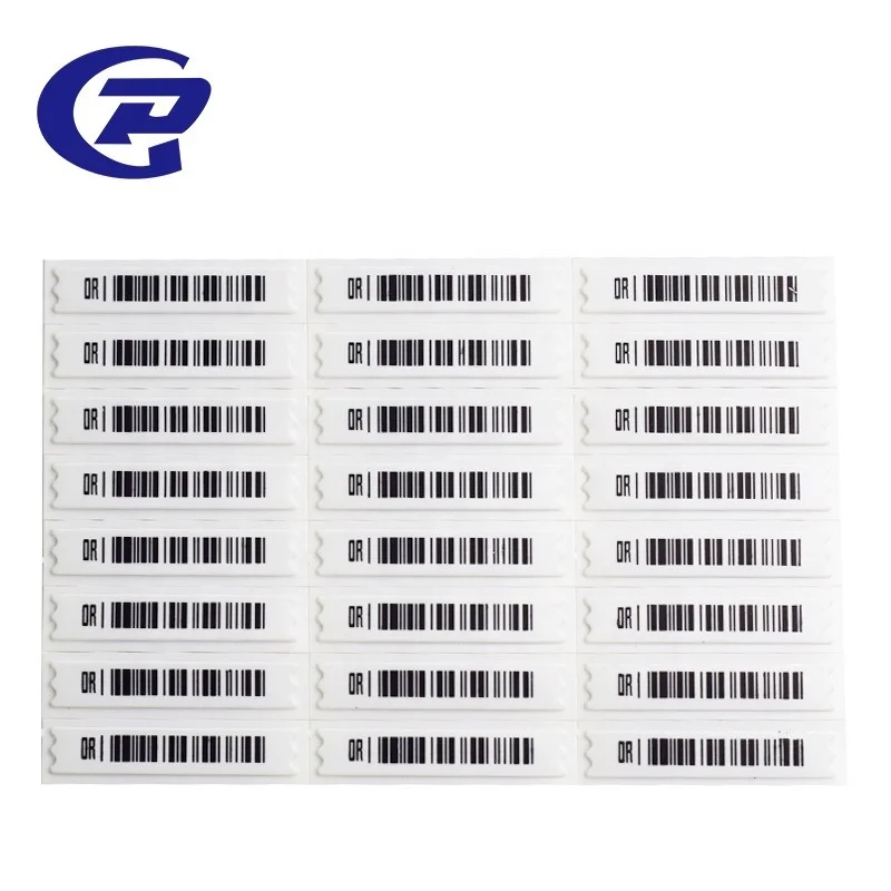 RUNGUARD DR Labels Magnetic Alarm Security Barcode Label 58KHz EAS AM Anti Theft Label