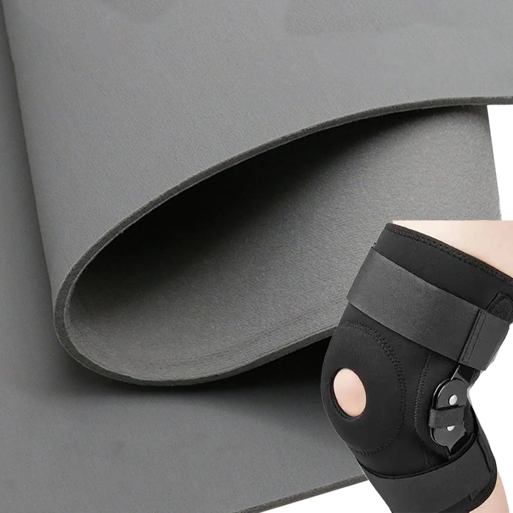 Nylon bonded PUOK fabric SBR material for adjusting vest and sports protective equipment composite fabric