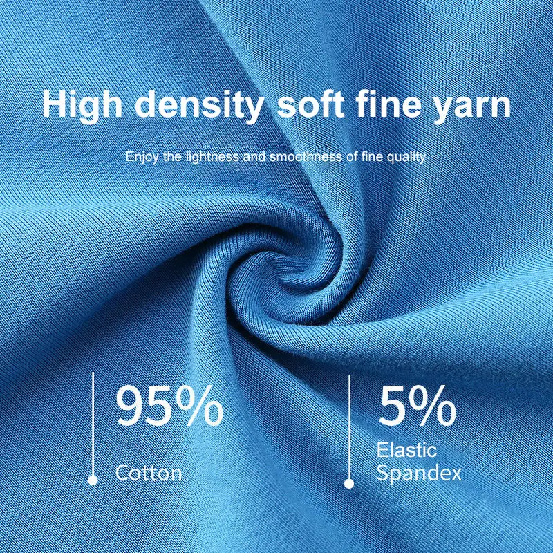 Manufacturer custom design 90% Cotton custom underwear men boxers briefs shorts plain comfort brief shorts men