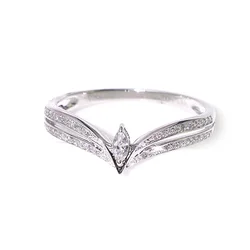 High quality diamond engagement crown ring white gold for women fine jewelry