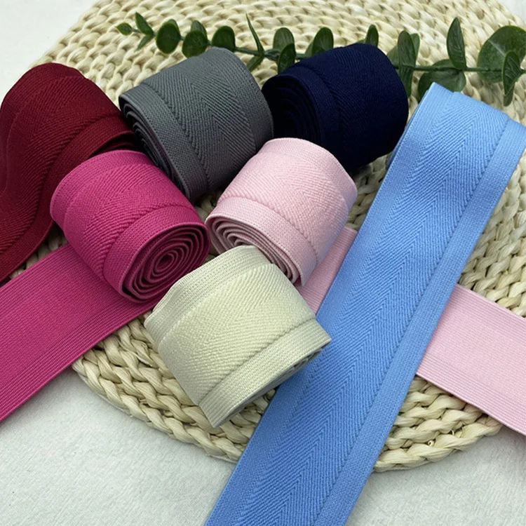 Technology Wholesale Price Adjustable 45mm Herringbone Elastic Band For Underwear Sportswear