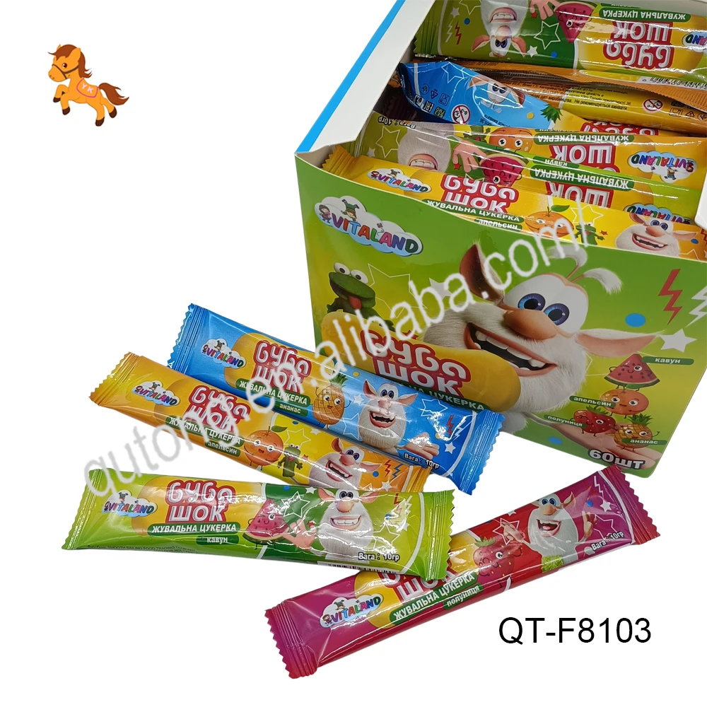 Pineapple Orange Watermelon Strawberry chewing candy With Individual Package Sour Fruity Chewy Gummy Candy