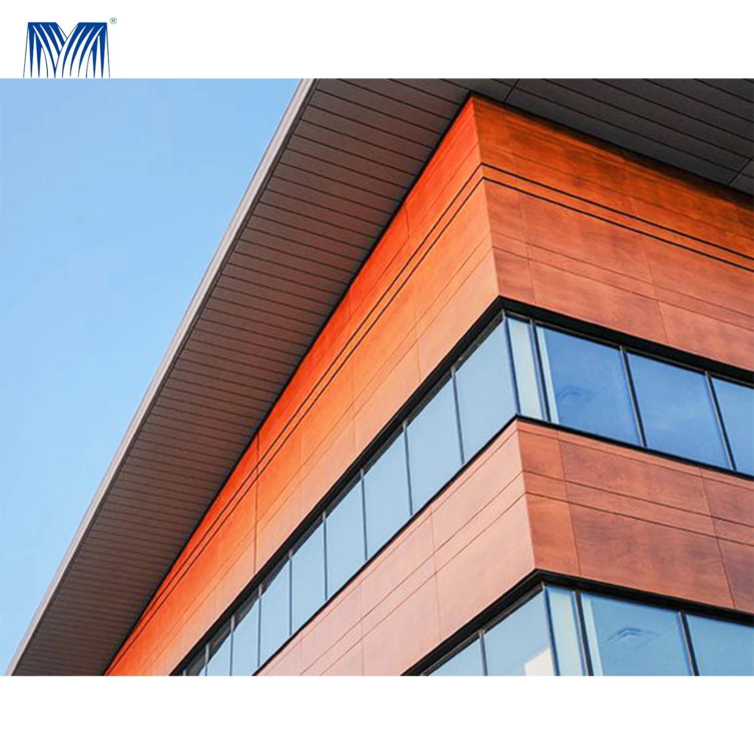 Design panels cladding metal wall panel for buildings cassette perforated aluminum facade