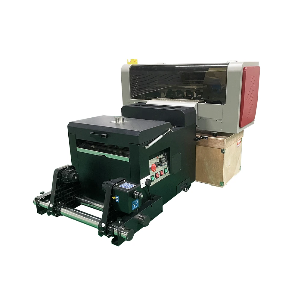 A3 Dtf Printer with Double print heads XP600 printing  Patterns on T-shirt