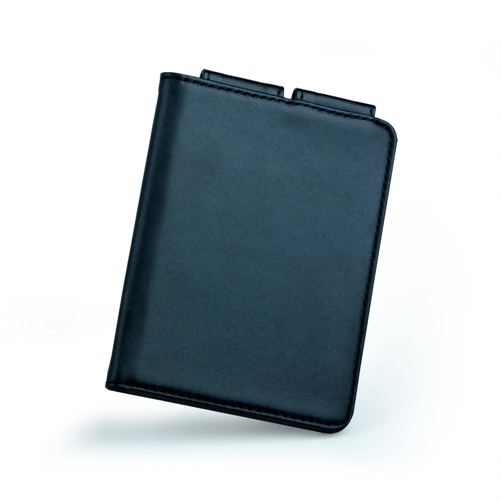 Factory Supply Hotel PU Leather Cashier Clip PU Hotel Menu Holder Leather Checkout Book Ticket Holder