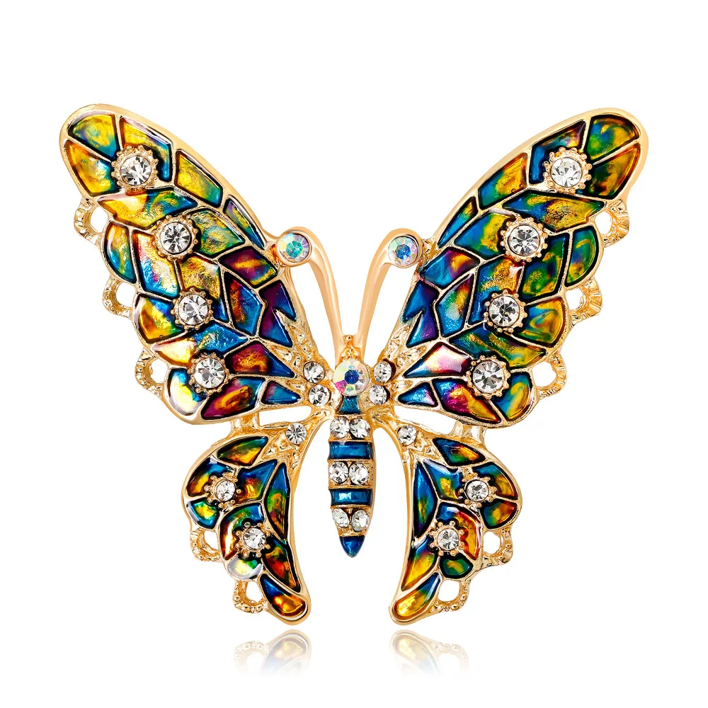 Badge manufacturers custom shapes cartoon anime lapel pin maker metal soft and hard pearl butterfly brooch