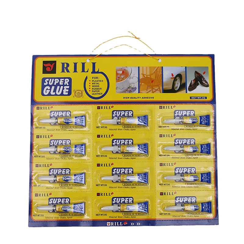 Super Glue Bulk Quick instant leather wood rubber plastic glue