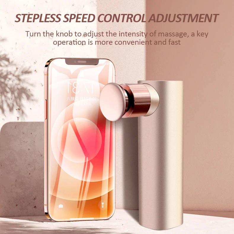 High Quality Vibration Electric Waterproof Upgrade Mini Massage Gun Product Deep Tissue Percussion Body Muscle Massagers Gun