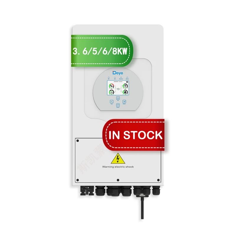 Новый продукт SUN-6K-SG03LP1-EU 1-фазный mppt Wi-Fi deye 6 кВт включенный солнечный гибридный инвертор