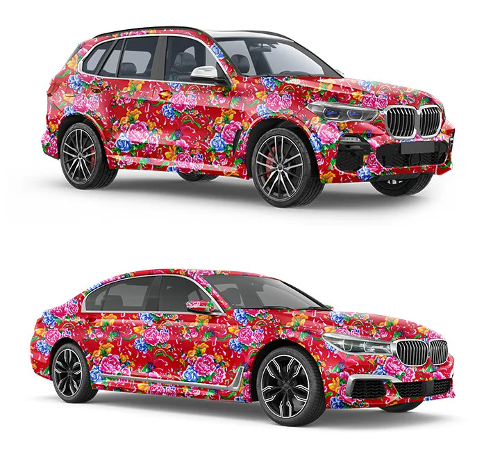 Custom Passenger car wrapping film vinyl Paint film refitted vehicle body car decals Color Change Wraps Paint