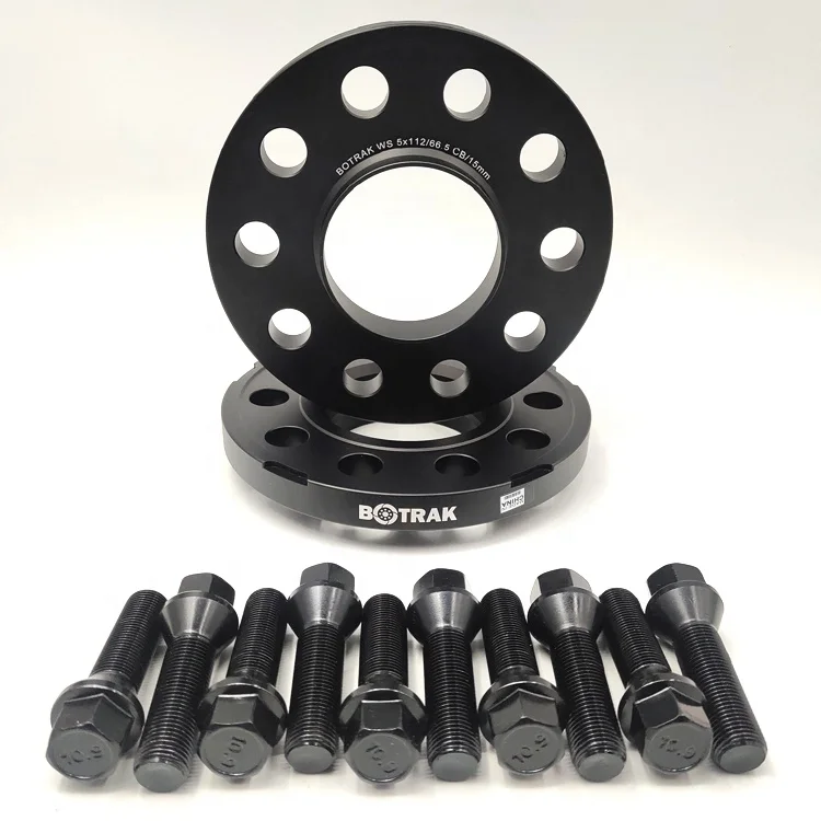 BOTRAK 15mm 5x112 forged 6061 t6 billet aluminum wheel spacers for bmw m5 m8 f90 f91 f92 f93