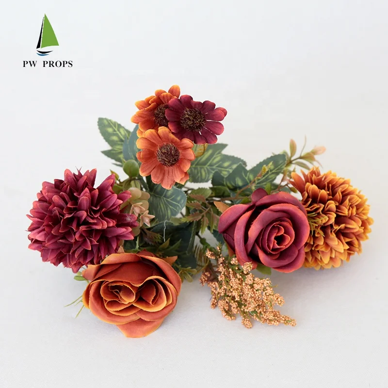 Hot sale cheap artificial flowers unique style new born photography props