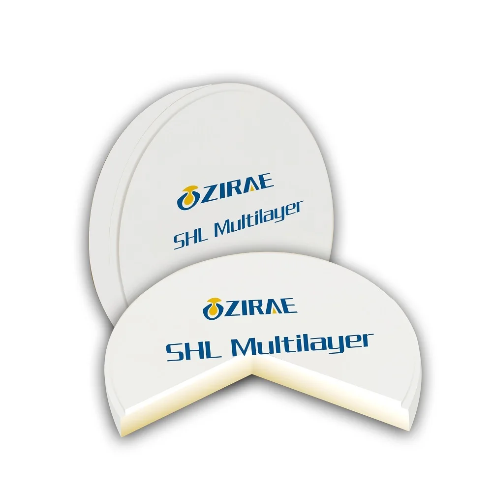 CE approved  SHT  zirconia dental block/ zirconia blank disk for CAD CAM Open system