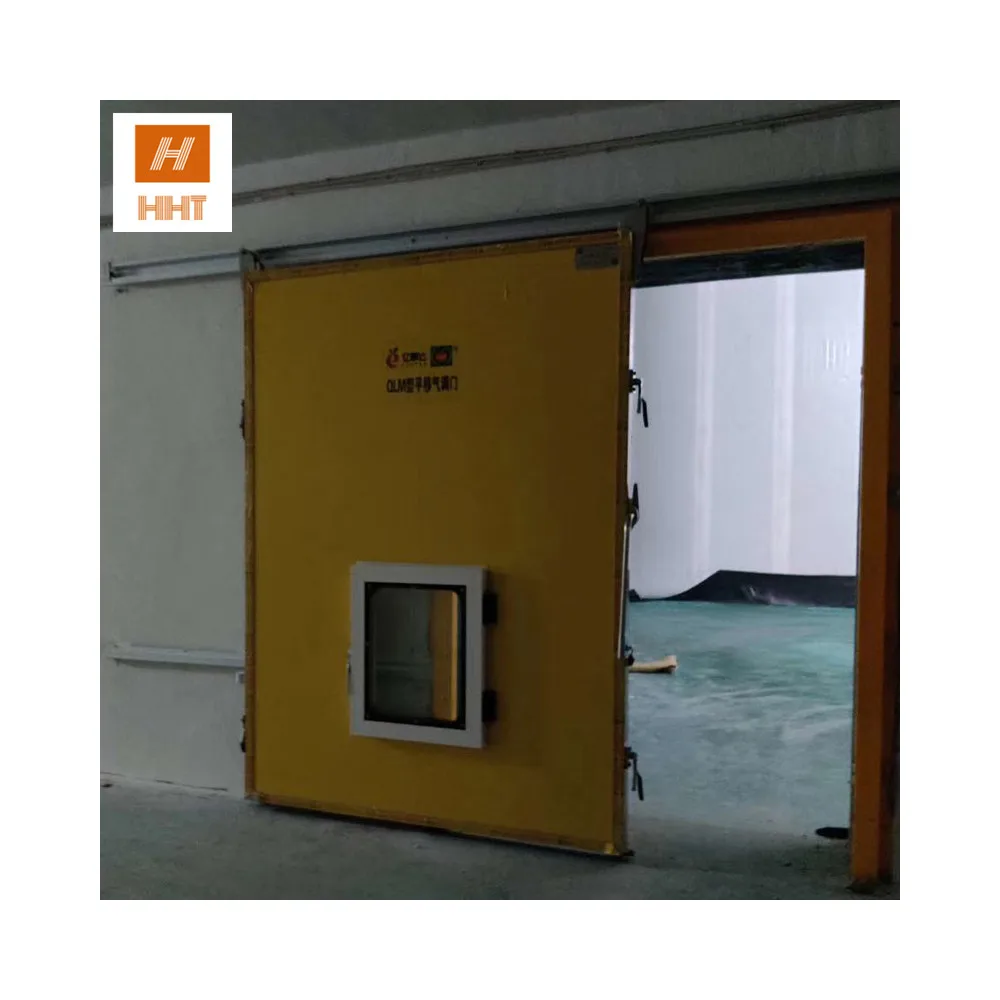 Cold storage single-open half buried door/hinged door