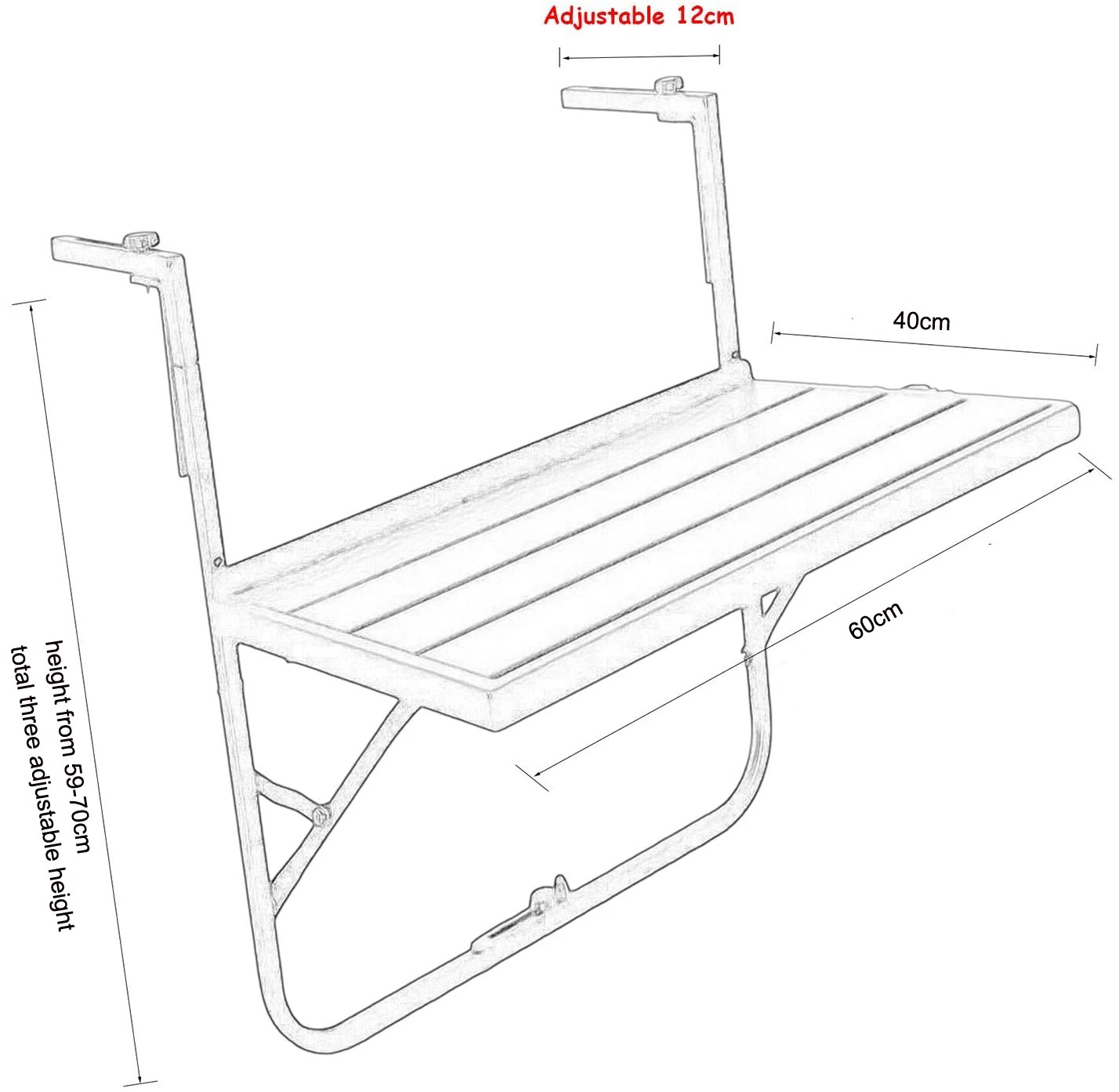 
Hot sale cheap convenience height 3 adjustable bedside desk metal desktop laptop mate table 
