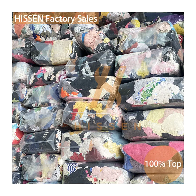 Fabric Waste CottFabric Waste Cotton Absorption Ability Recycling Industrial White 100% Cotton Cheap Rags with Strong Oil Water