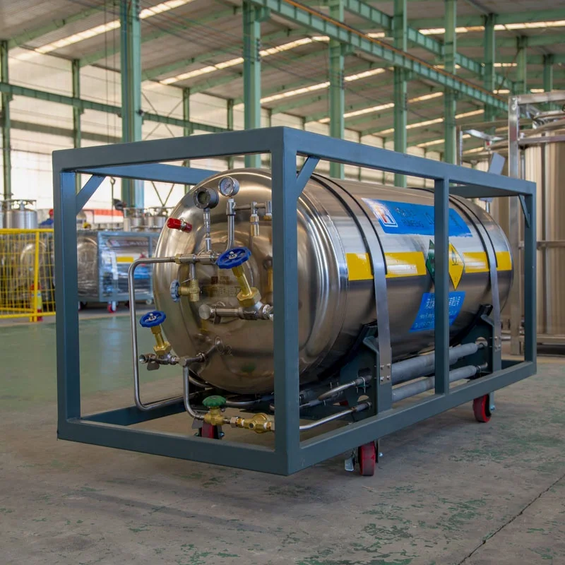 195L LOX  Liquid Oxygen Dewar Cylinder Dura Cryogenic Cylinders From China Factory