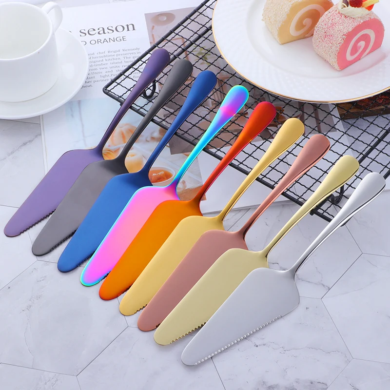 Wholesale Stainless Steel Cake Pizza Shovel Knife Butter Knife for Pie/Pizza/Cheese Dessert Cutlery Bakeware