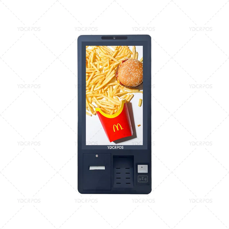 16 22 24 27 32 Inch Self Service Pos System With Payment Kiosk Order Machine For Restaurant