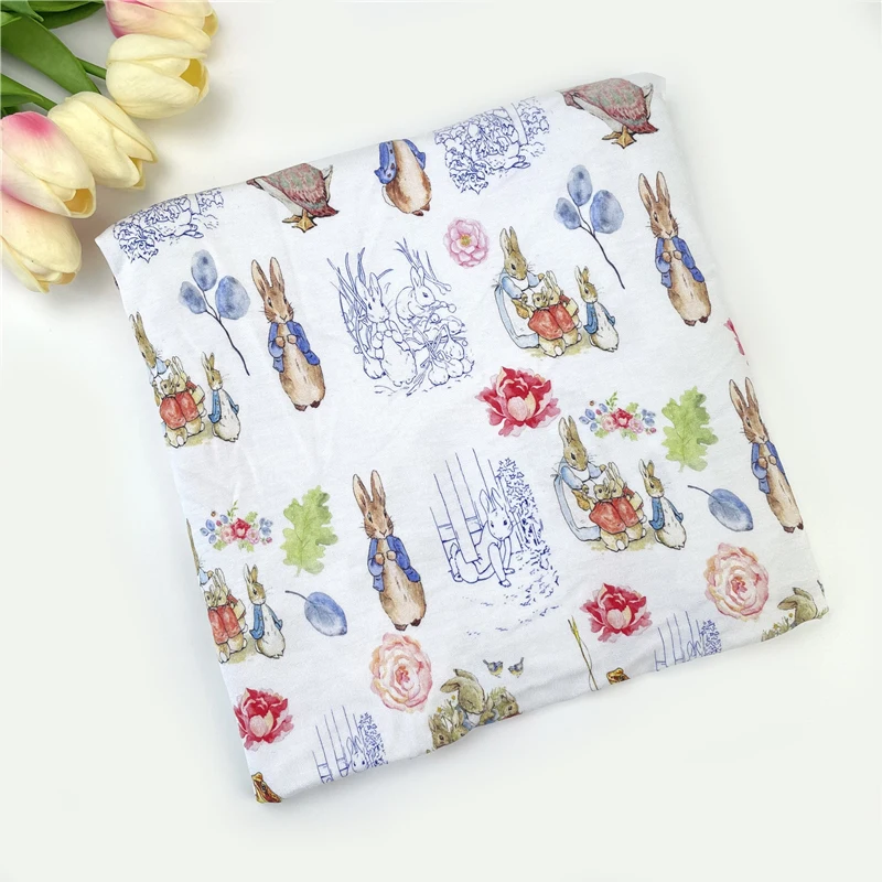 Free Sample Custom printed design Bamboo Cotton french Terry fabric for Hoodies 280gsm