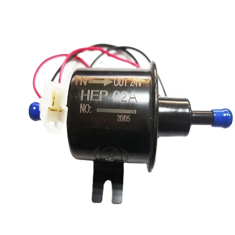 Hot selling high-quality low-pressure in-line 12V / 24V gasoline diesel pump automotive electronic fuel pump HEP-02A