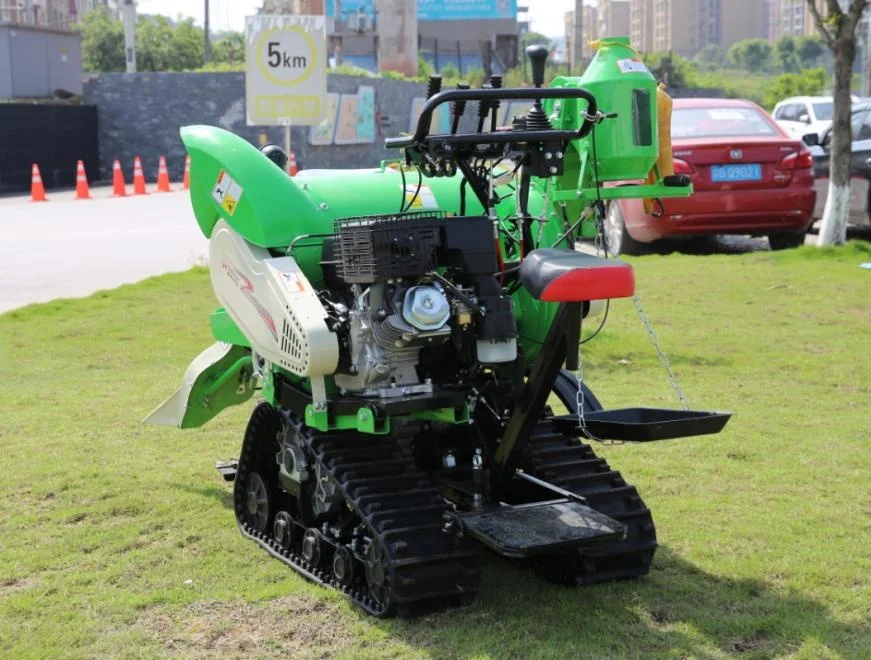Self-propelled Wheat sesame paddy Straw harvesting mini reaper