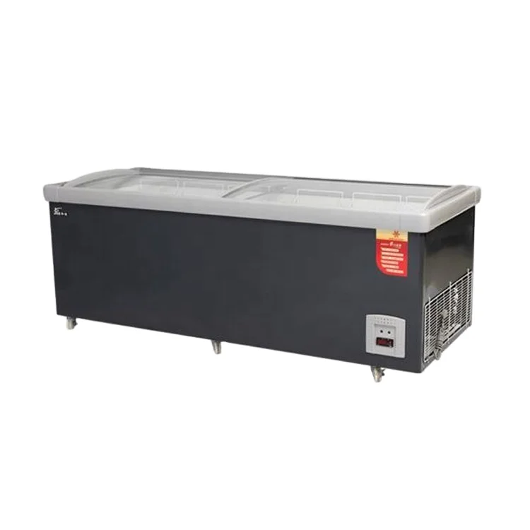 Supermarket 600L Chest Display Freezer Island Showcase Freezer SCWD4-600F
