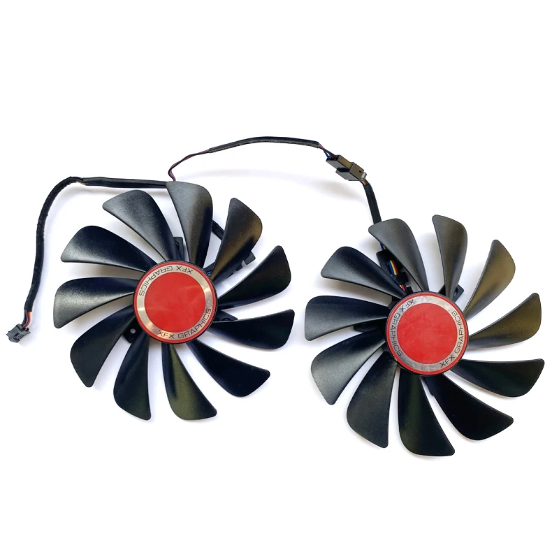 95 мм компьютерные вентиляторы охлаждения для XFX RX580 GPU кулер RX 590 580 570 охлаждение графической