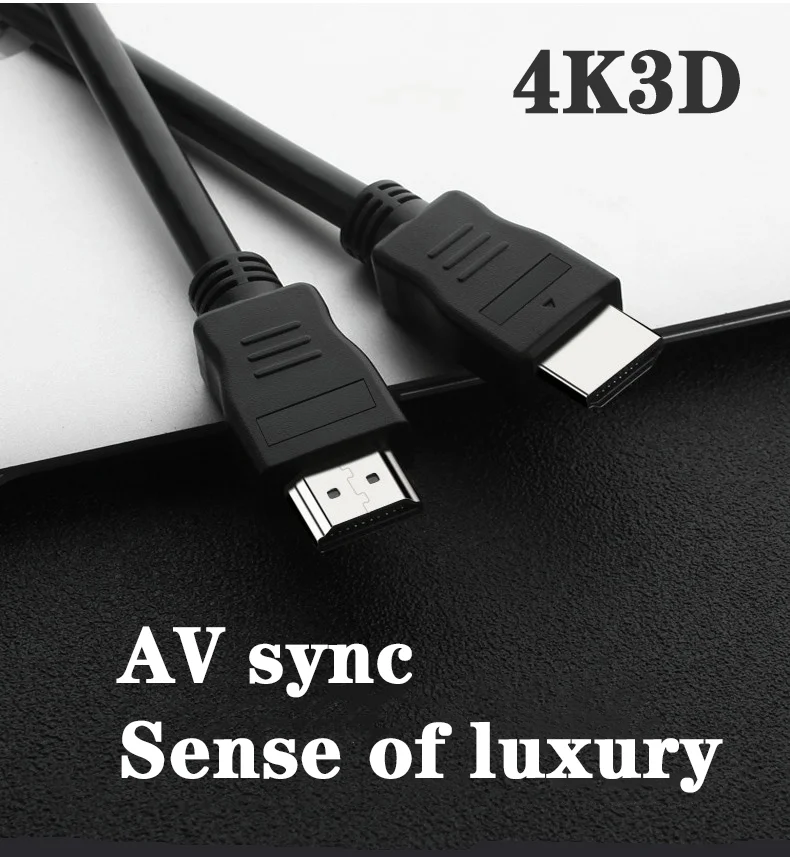  Оптовая продажа высокоскоростной кабель HDMI A папа-Папа поддержка OEM 3D 4K и 2160P 1080P 1 м 5 2