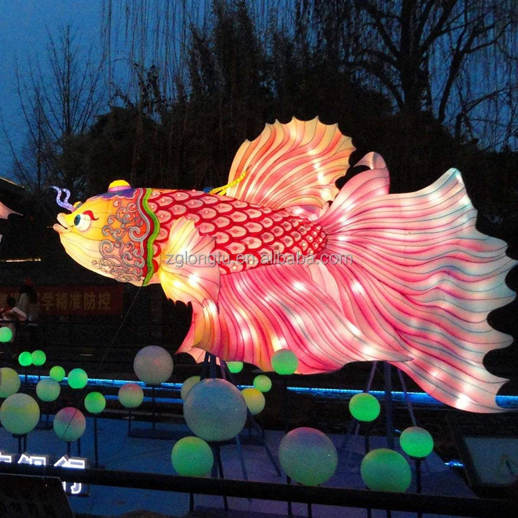 Customize Silk Surface or Fiberglass Light Dinosaur Lantern For Jurassic Park Night Decoration