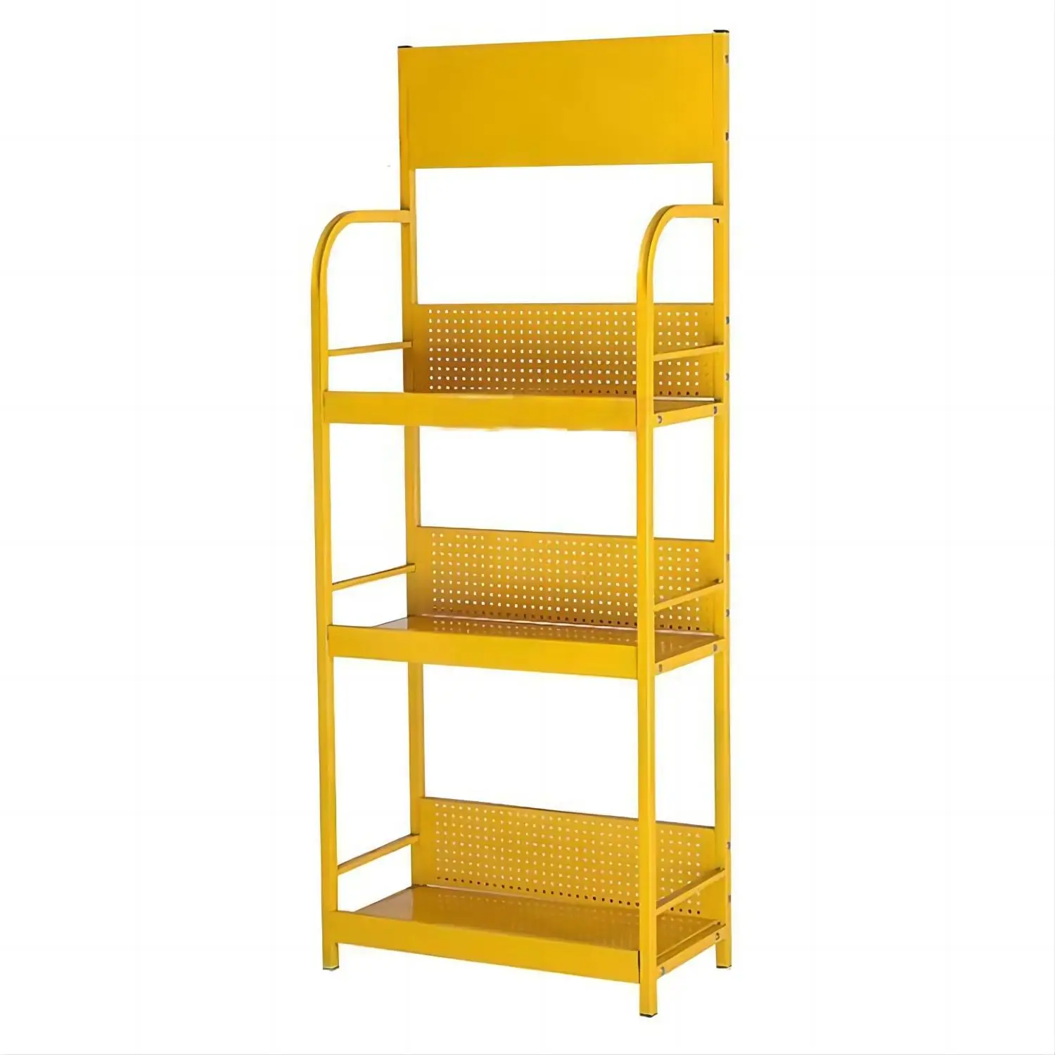 Auto Repair Shop Car Battery Display Racks Metal Floor Standing Metal Racks Display With Logo Printing