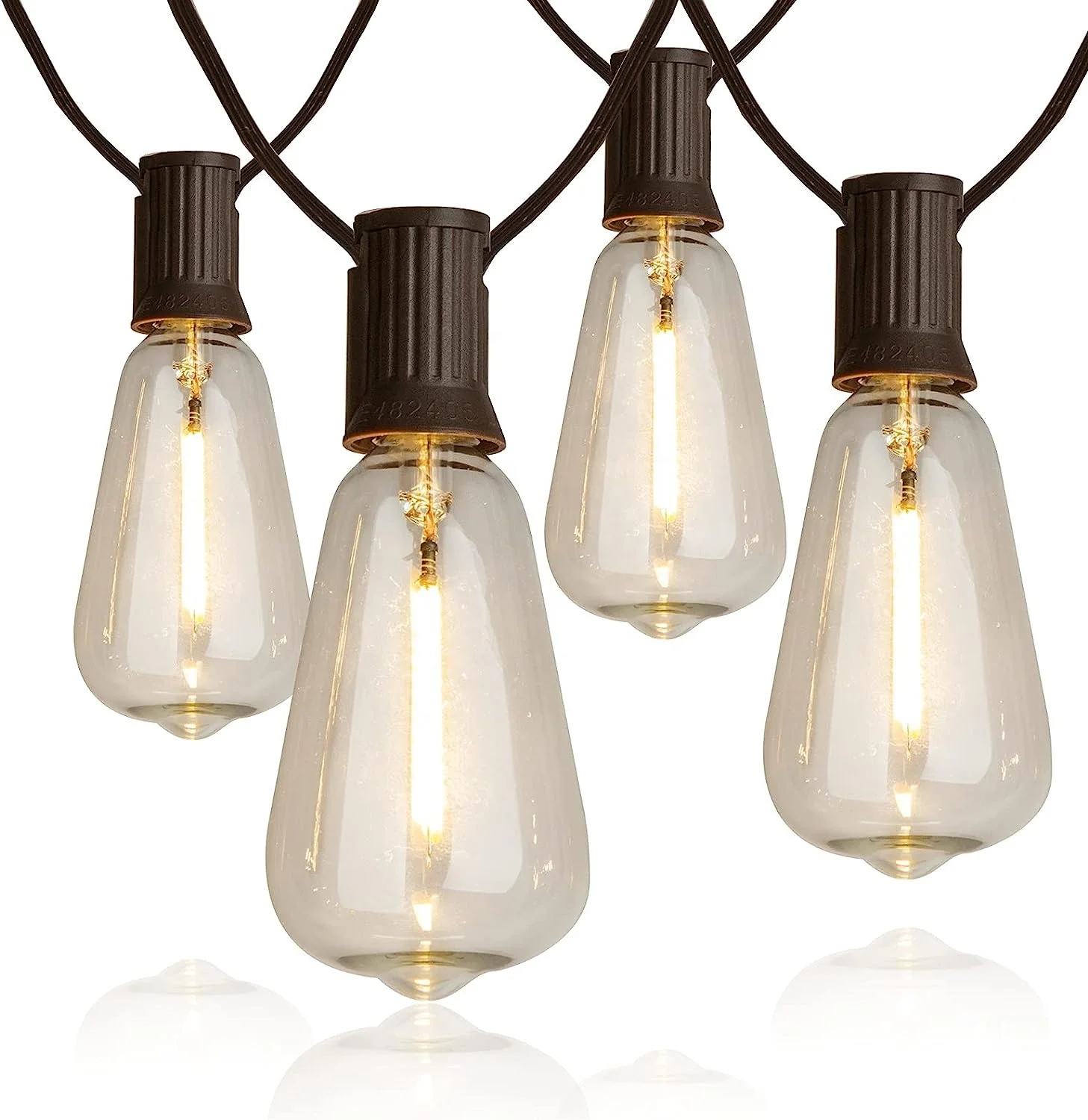 Cafe  Patio LED String Lights Outdoor Waterproof Vintage Bulb LED Light Strings  vintage garden light