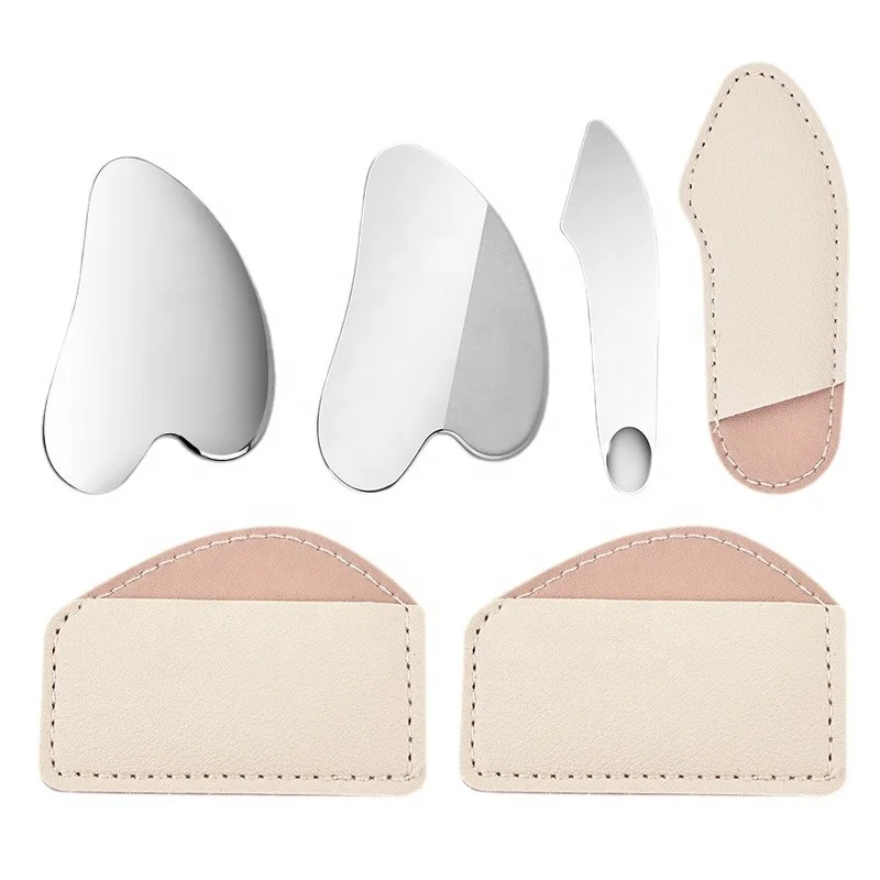 Popular Mini Heart Shape Makeup Spatula Stainless Steel Makeup Cosmetic Apply Foundation Spatula